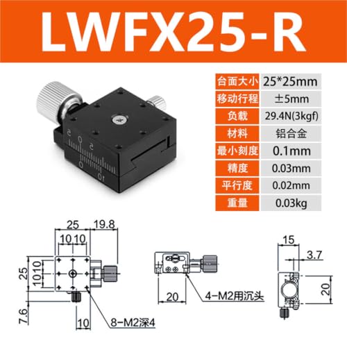 Plate-forme de déplacement à rainure combinée stable pour LWF40 - 2