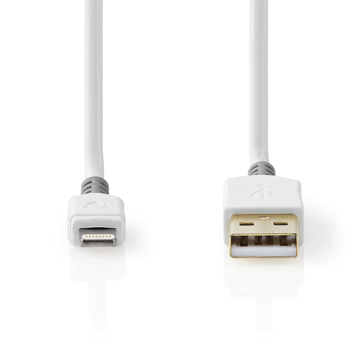 NEDIS CCBW39300WT30 cavo Lightning 3 m Bianco
