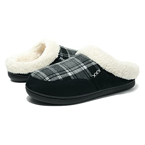 Chaussons chauds en mousse à mémoire de forme et velours - 7