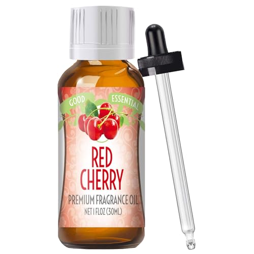 Image of Good Essential Professional Red Cherry Fragrance Oil for Diffusers, Candles, Soaps, Lotion & Perfume - 1 fl oz (30ml) - Cherry Scent for Candle Making