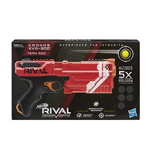 image for NERF Rival Kronos XVIII-500 Blaster, Breech-Load, 5 Rival Rounds, Spri