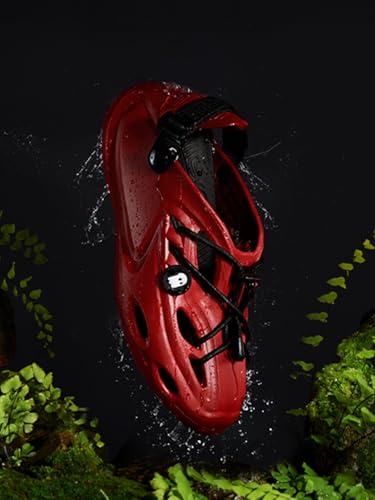 Image of The Souled Store Hydros: Men Clogs | Lightweight EVA Slip-on Sandals for Men with Adjustable Velcro Strap, Removable Laces & Detachable Naruto Silicone Charms