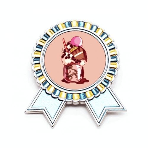 Broche gâteau Cake Cookie Chote en métal, un cadeau original de taille M pour amateurs de pâtisserie