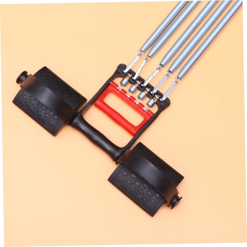 Extenseur de musculation pour muscler pectoraux et épaules en acier noir compact - 2