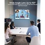 Webcam 1080P with Microphone & Privacy Cover for PC/Laptop, USB Computer Camera Plug & Play with Auto Light Correction for Video Calls, Live Streaming Gaming & Online Meetings - Image 5