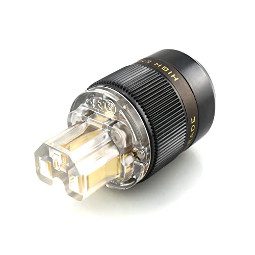 1 coppia di spine HiFi trasparenti High end Schuko...