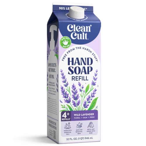 Cleancult Liquid Hand Soap Refill - Wild Lavender - Moisturi...