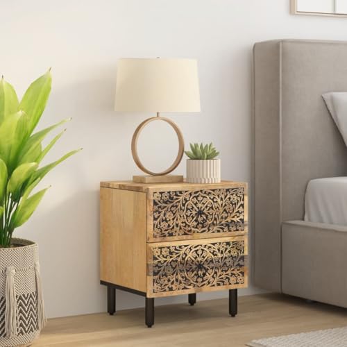 Table d'appoint moderne en bois de manguier pour ranger sans encombrer - 4