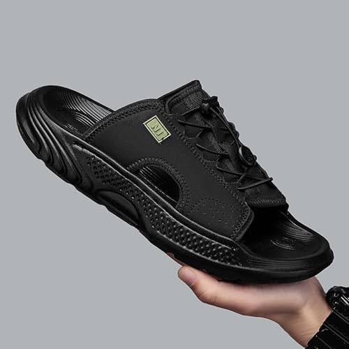 Summer men's dual-purpose beach sandals indoor casual open toe slippers4