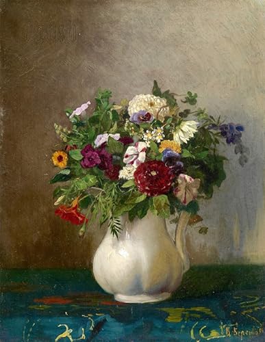 Affiche impression toile nature morte Vereshchagin tableau déco salon 60x90