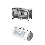 Ein extravagantes Reise- oder Zweitbett mit stylischem Aluminiumgestell und umfangreichem Zubehör