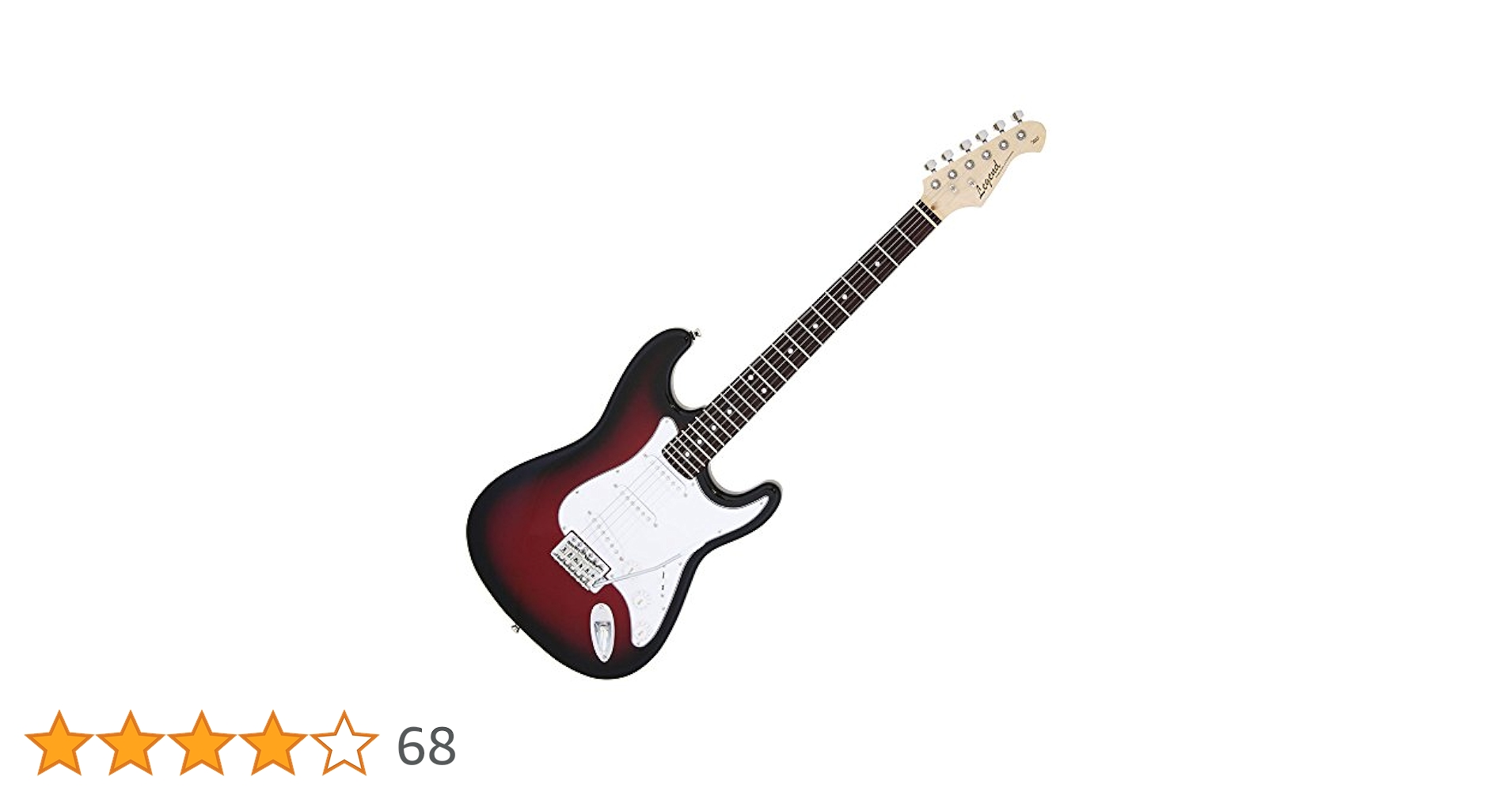エレキギター レッド ダブルコイル Aria Proll エレキギター 初心者セット Blitz BLP-SPL DC 9点