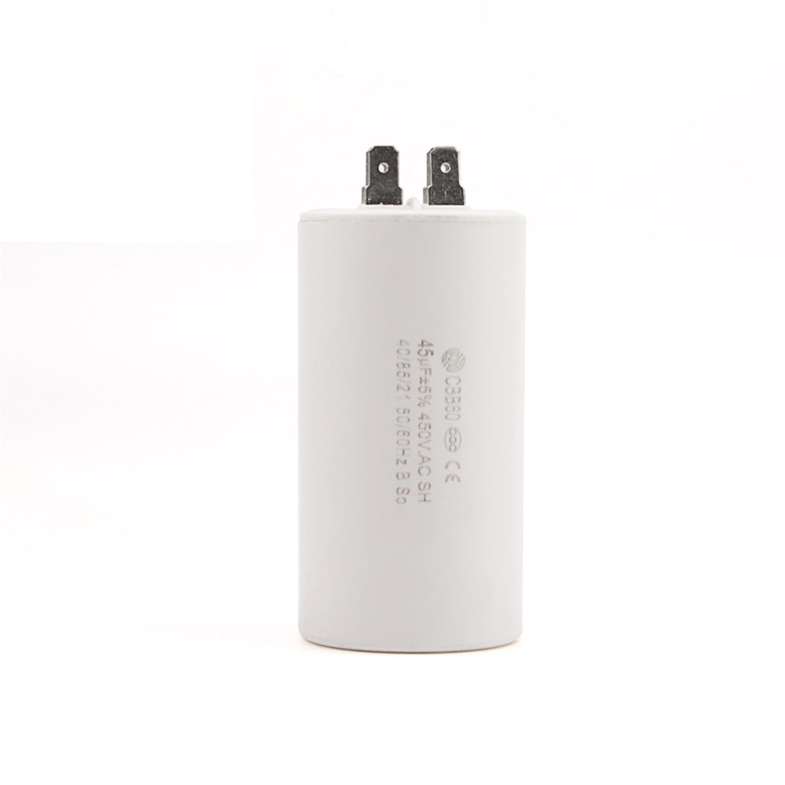 CBB60 450V 45uf Condensador de Arranque de Motor en Funcionamiento for Condensador de Ventilador eléctrico Lavadora Aires acondicionados 4 Cuatro Pines