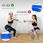Kakuje Resistance Bands for Working Out, Exercise Bands Set with 5 Resistance Levels, Multi-Colored Workout Bands for Indoor and Outdoor Fitness, Leg Strength Training, Rehab, Yoga