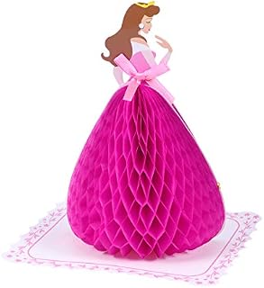 Birthday Barbie Cards 3D Card Princess Message Cards 3x15cm/5.11 * 5.9inch