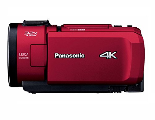 パナソニック 4K ビデオカメラ VZX1M 64GB あとから補正 レッド HC-VZX1M-R
