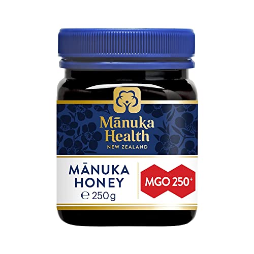 Manuka Health Mgo 250+ Manuka Honey 250 G, 100 Percent Pure New Zealand Manuka Honey With Methylglyoxal