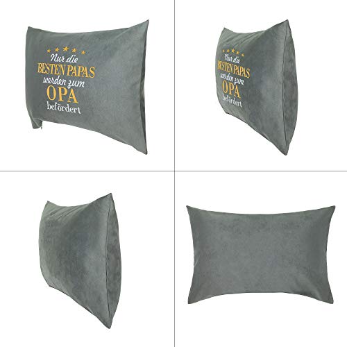 Coussin rembourrage de qualité supérieure gris 40x60cm pour lit - 4