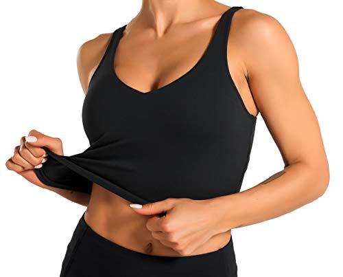 Dragon Fit Sports Bra for Women Longline Padded Bra Yoga Crop Tank Tops Fitness Workout Running Top2