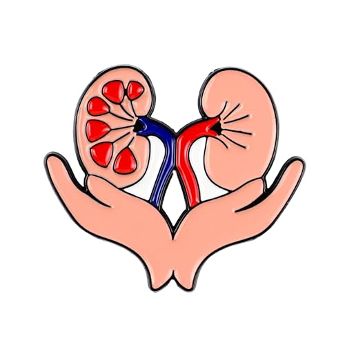 Nephrologist Enamel, Kidney Donor Brooch Pin, Gift For Organ Donor Kidney Doctor Nephrology Nurse, N