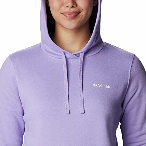 Columbia Damen Trek Graphic Hoodie Kapuzen-Sweatshirt, Mattviolett/weißes Logo, 3X – Ansicht 5
