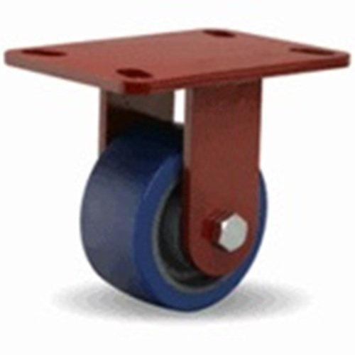 4" x 2" Hamilton (R-HS-4SPB) HS Rigid Caster, Poly-Soft® Wheel, 600 lb. Capacity