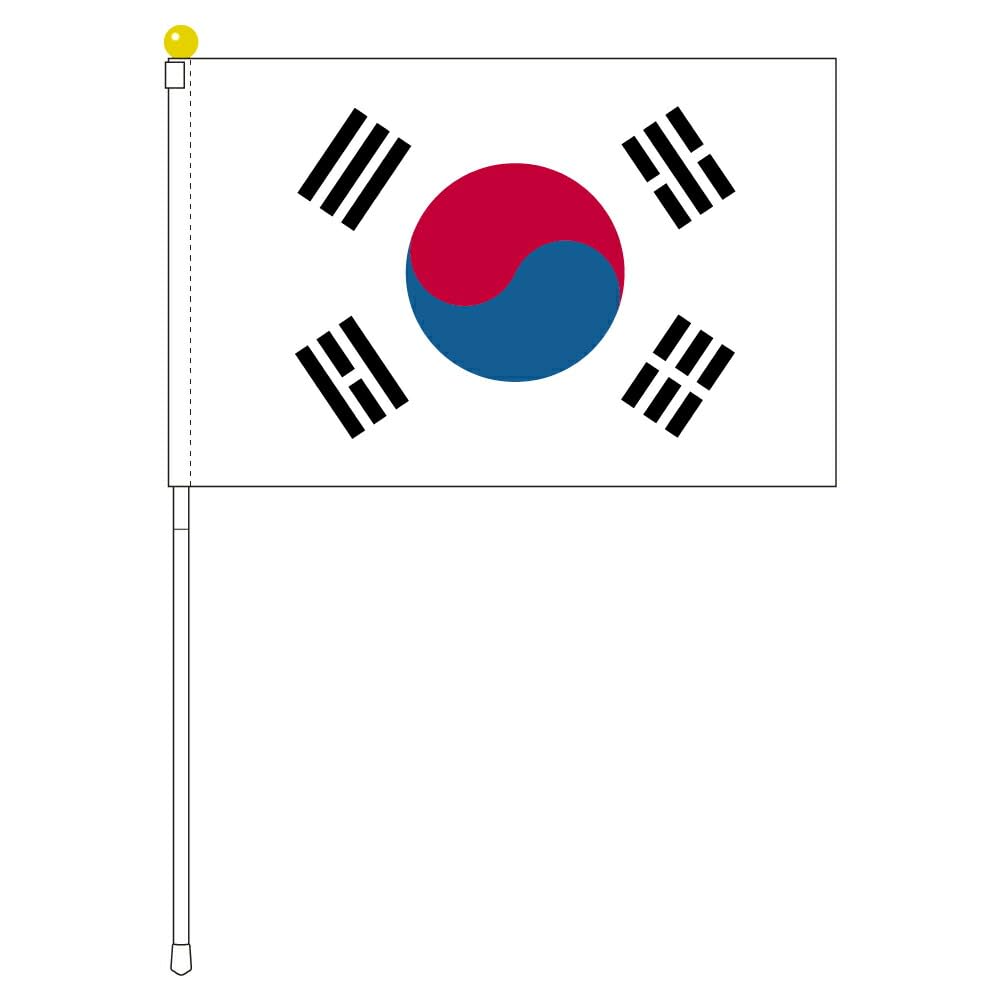 Amazon.co.jp: TOSPA 大韓民国 韓国 国旗 ポータブルフラッグ 旗サイズ