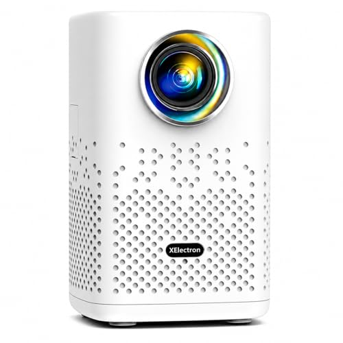 Image of XElectron PocketBeam Android 13 Portable Smart Projector, Built-in Battery, 2hr Playtime, 1080p Support, 6000 Lumens, 150 inch Screen, OTT Apps (Netflix, Prime, YouTube), Miracast, WiFi, BT, HDMI