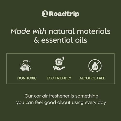 Image of Hanging Air Freshener - Long Lasting Essential Oil Diffuser - Car Accessories for Men & Women - Pack of 2 Non-Toxic Car Air Freshener - 0.27FL OZ /8ML (Vanilla Cabin)