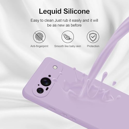 GiiYoon Case Compatible with Google Pixel 9, Silky-Soft Touch Full-Body Protective Phone Silicone Case - Image 4