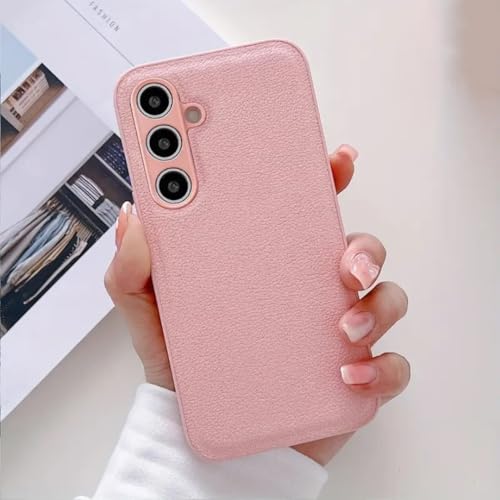 Étui en cuir pour Samsung Galaxy S22 Ultra 5G rose anti-rayure contre chutes écran