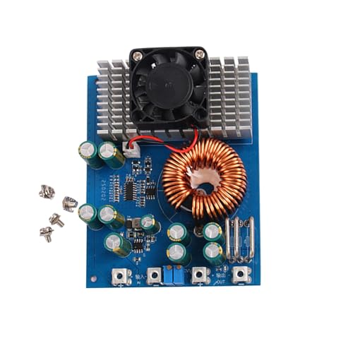 Xanorrg Módulos De Fuente Alimentación del Regulador Eléctrico Ajustable 1000W 50A con Disipación Calor del Ventilador Refrigeración para Proyectos Industriales Fuente Alimentación Ajustable con - imagen 3