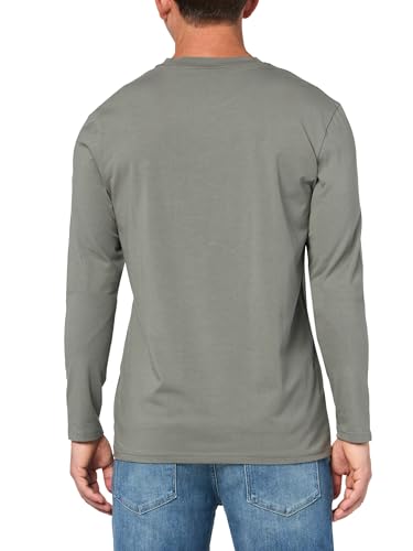 BOSS Men's Small Chest Logo Regular Fit Long Sleeve Cotton Shirt2