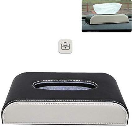Amazon ティッシュケース 車用ティッシュカバー ボックス レザー おしゃれ ティッシュ 収納 カバー インテリア 各車種汎用 車用 ティッシュカバー ボックス 車 バイク