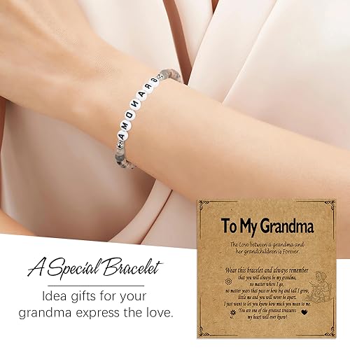 Stocking Stuffers Christmas Gifts for Grandma Bracelet Grandma Gifts For Grandparents Day Birthday Gifts Idea Gifts For Grandma From Granddaughter Christmas Gifts For Grandma Gift From Grandchildren3
