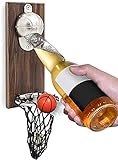 🍺AMPLIO ESCENARIO DE USO: El abridor de botellas de baloncesto es adecuado para el hogar, el bar, el supermercado, el restaurante y otros lugares, una aplicación muy amplia.