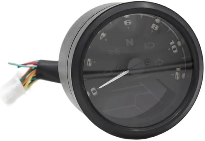 Motorcycle Odometer Gauge Motorcycles Modified Tachometer Odometer Tachometer Digital Display Backlight Universal 199km/h 12000 RPM