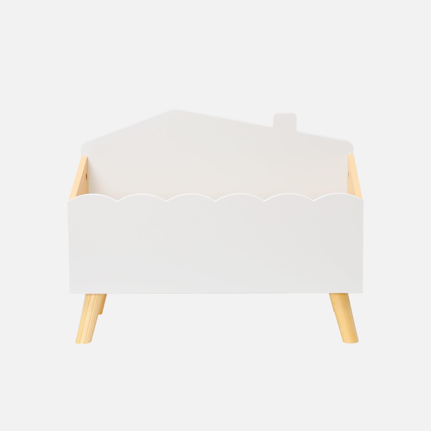 sweeek Contenitore per bambini Bianco - 58x48x28 cm