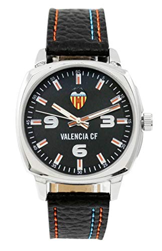 Valencia C.F. Reloj Analógico-Digital para Unisex-Adulto de Automático con Correa en Cuero sintético 89073 Cover