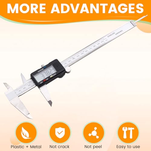 Herramienta de medición digital de 200 mm micrómetro vernier electrónico 3