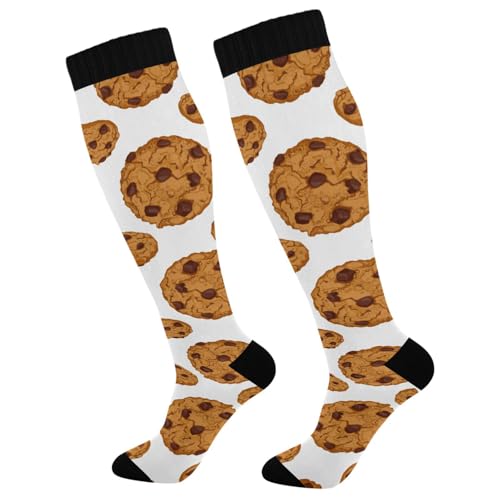 Image of Compression Socks for Women & Men, Knee High Socks for Circulation Medical Running Athletic Nurse Travel