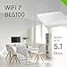 Zyxel WiFi 7 BE5100 Wireless Access Point | 4-Stream Dual-Radio | Captive Portal, 802.1X/Radius Support | Smart Mesh MLO 2.5Gb | Power Adapter Included | Cloud or Standalone | TAA Compliant [NWA90BE]