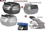 SHAD Kit BAUL Maleta Trasero SH40 Cargo litros + FIJACION + Respaldo Pasajero Regalo - Honda CB500X 2013-2018