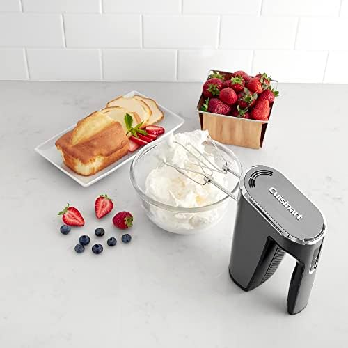 Cuisinart RHM-100 EvolutionX Cordless Hand Mixer, 5 Speeds, Gray/Black