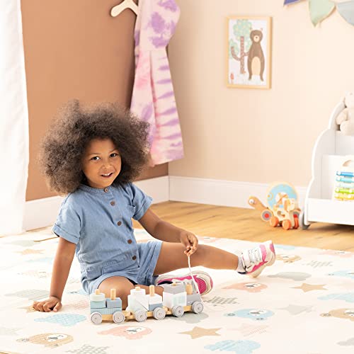 Navaris Grote Zachte Opvouwbare Babyspeelmat - Schuimmat voor Baby’s en Peuters - Tweezijdig met berendesign en bergendesign - Afbeelding 3