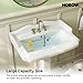 HOROW Bathroom Pedestal Sink, 23