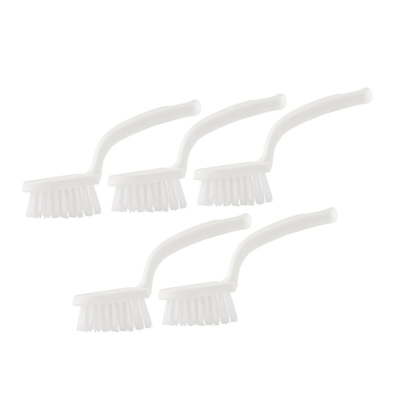 SHERCHPRY 2sets 5pcs Multifunctional Cleaning Brush Handheld Crevice and Groove Cleaning Brush Durable Handle for Window Slots Floor Gaps and Corners 5pcs*2