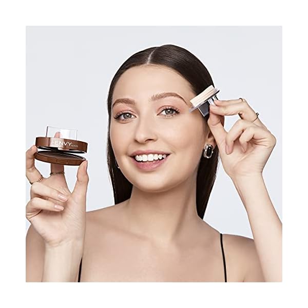 Kiss i-envy brow stamp kit Dark brown Makeup, 1 Count