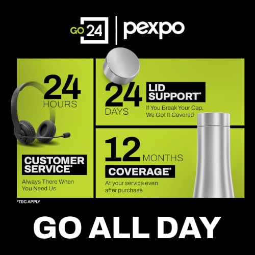 Image of Go24 pexpo Monaco 750 ISI Certified Stainless Steel Sports /Fridge Water Bottle with Steel Cap - 700ml, Silver | Eco Friendly | BPA Free | Water Bottle for Office, Gym, School, Yoga, Trekking