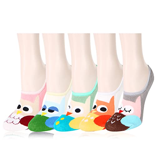 Benefeet Sox Funny No Show Socks Womens Girls Fun Animals Novelty Low Cut Socks Cute Crazy Sock Non Slip Christmas Gifts2